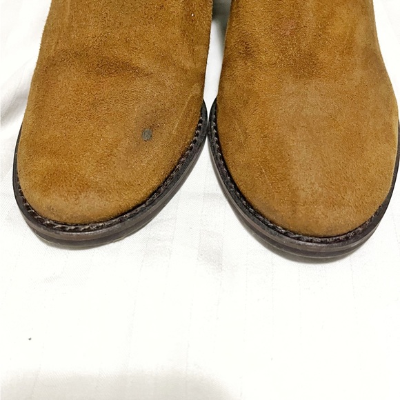 Lucky Brand Kaiya Suede Western Ankle Boot Brown size 6 - Picture 5 of 11